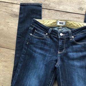 PAIGE 'Skyline' Ankle Peg Jean Size 25 midrise